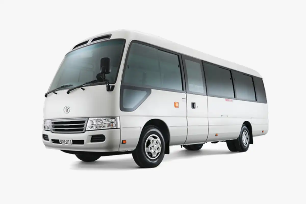 Toyota Coaster – 16+1+1 seater